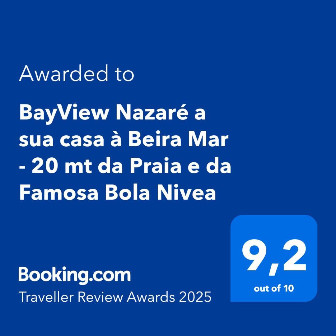 Bayview Nazare A Sua Casa A Beira Mar - 20 Mt Da Praia E Da Famosa Bola Nivea エクステリア 写真